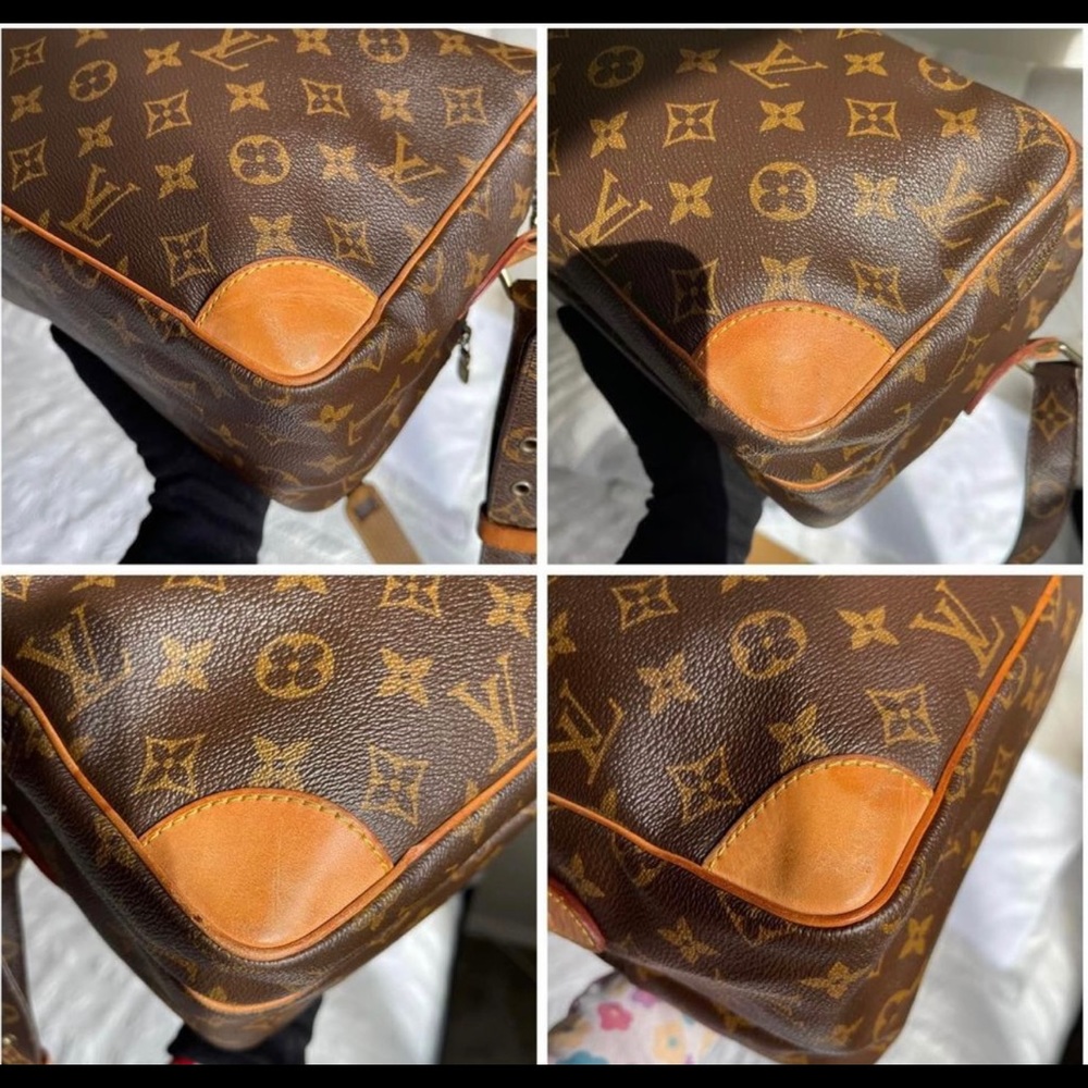 Louis Vuitton Monogram Canvas Crossbody Bag in Brown and Tan - Picture 7 of 11